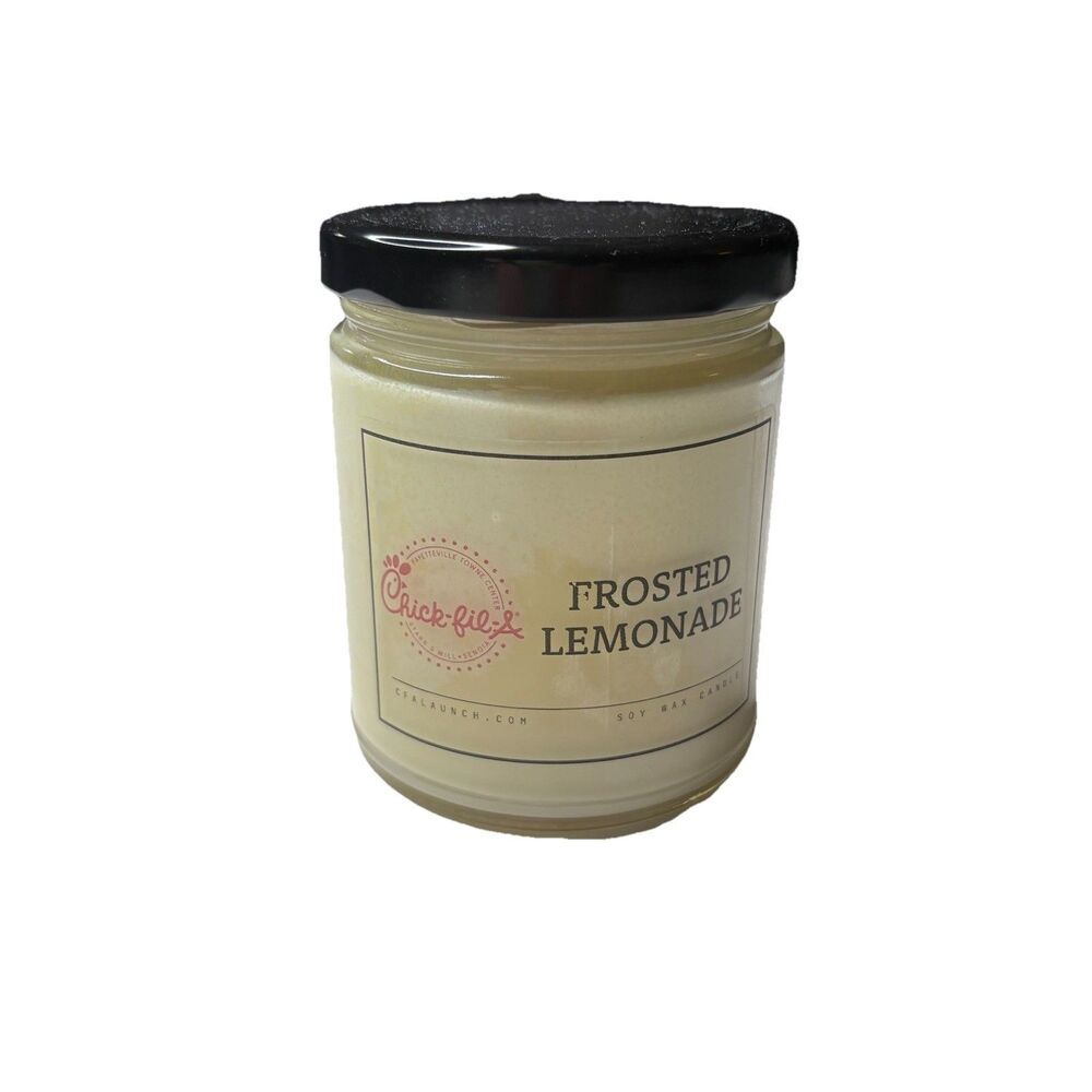 Chickfila Promotional  Candle Frosted  Lemonade Scented Brand New